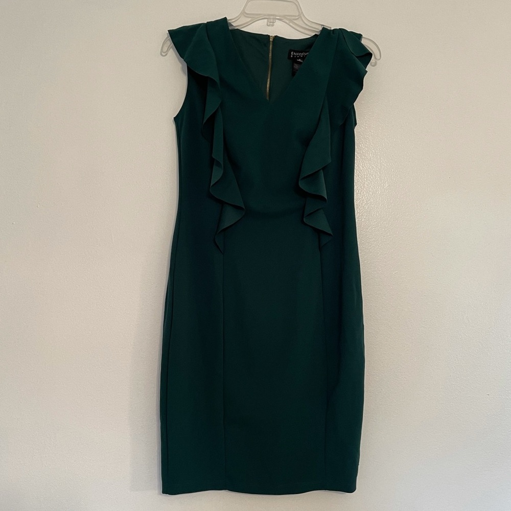 Party Dress | Holiday Dress | Dress with ruffles | Size 6 | Green